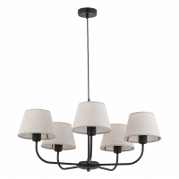 TK-LIGHTING SP. Z O.O. - CHICAGO LINEN LAMPA WISZĄCA 5 PŁ - 3989