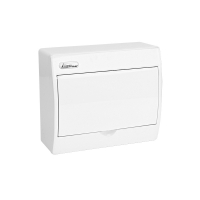 ZAKŁAD PRODUKCYJNO - HANDLOWY "ELEKTRO-PLAST" SPÓŁKA Z OGRANICZONĄ ODPOWIEDZIALNOŚCIĄ - ROZDZIELNIA MODUŁOWA NATYNK 8 MODUŁÓW IP40 BIAŁE DRZWI RN-8 FALA - 7.12