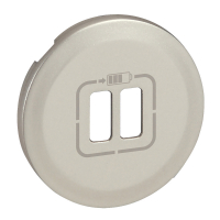 LEGRAND - PLAKIETKA GNIAZDA ZASILAJĄCEGO PODWÓJNE USB BIAŁY CELIANE - 068256