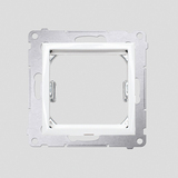 KONTAKT SIMON - ADAPTER NA OSPRZĘT STANDARDU (45×45 Mm) BIAŁY  *Do gniazd teleinformatycznych Simon Connect - DA45.01/11