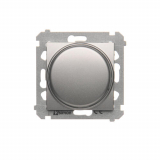 KONTAKT SIMON - Regulator 1–10 V (moduł). Do załączania i regulacji źródeł światła z zasilaczami sterowanymi napięciem 1–10 V; srebrny mat - DS9V.01/43