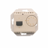 KONTAKT SIMON - Regulator temperatury z czujnikiem wewnętrznym (moduł) 16(2) A, 230V~. Montaż na wkręty; kremowy - DRT10W.02/41