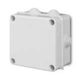 ELEKTRO-PLAST NASIELSK - PUSZKA NATYNK PK-5 HERMETYCZNA 133X133X83MM BEZ WKŁADU IP55 BIAŁY EP-LUX TYP PK - 0252-00