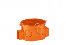 SIMET - PUSZKA PODTYNK FI 60X41 SZEREGOWA Z WKRĘTAMI POMARAŃCZOWY S60KFW - 33068008