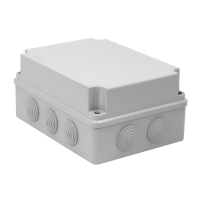 ZAKŁAD PRODUKCYJNO - HANDLOWY "ELEKTRO-PLAST" SPÓŁKA Z OGRANICZONĄ ODPOWIEDZIALNOŚCIĄ - PUSZKA NATYNK 198X148X96MM Z DŁAWICAMI IP65 HERMETYCZNA SZARY PH-3B,3 - 28.36