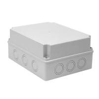 ZAKŁAD PRODUKCYJNO - HANDLOWY "ELEKTRO-PLAST" SPÓŁKA Z OGRANICZONĄ ODPOWIEDZIALNOŚCIĄ - PUSZKA NATYNK 248X198X116MM Z OSŁABIENIAM IP65 HERMETYCZNA SZARY PH-4B,2 - 28.45