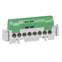 LEGRAND - LISTWA PRZYŁĄCZENIOWA 8 ZACISKÓW DŁ. 75MM DO NEDBOX RWN EKINOX TX XL3125 RN65 ZIELONY - 004832