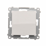 KONTAKT SIMON - ŁĄCZNIK POJEDYNCZY ZACISKI AUTOMATYCZNE 10AX 250V BIAŁY SIMON 54 - DW1.01/11