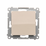 KONTAKT SIMON - ŁĄCZNIK POJEDYNCZY ZACISKI AUTOMATYCZNE 10AX 250V KREMOWY SIMON 54 - DW1.01/41
