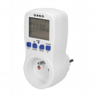 ORNO - PROGRAMATOR CZASOWY ELEKTRONICZNY 16A GNIAZDO Z/U TYGODNIOWY  - OR-PRE-409