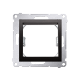 KONTAKT SIMON - Adapter (przejściówka) na osprzęt standardu 45 × 45 mm; antracyt  *Do gniazd teleinformatycznych Simon Connect - DA45.01/48