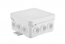 SIMET - PUSZKA N5W NAŚCIENNA DŁAWNICOWANA 74X74X39MM SERIA FASTBOX IP 54 ŚNIEŻNO-BIAŁY - 83005006