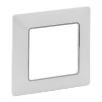LEGRAND - RAMKA POJEDYNCZA BIAŁY/CHROM VALENA LIFE - 754031