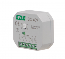 F&F - Przekaźnik bistabilny, 4 funkcyjny, podtynkowy, dwa obwody sterowania - BIS-409