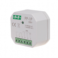 F&F - Przekaźnik elektromagnetyczny, 1P 16A, montaż podtynkowy,U=230V - PP-1P-230V