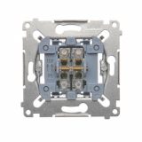 KONTAKT SIMON - Przycisk podwójny zwierny (mechanizm) 10AX, 250V~, szybkozłącza - SP2M