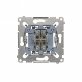 KONTAKT SIMON - Przycisk roletowy (mechanizm) 10A, 250V~, szybkozłącza - SZP1M