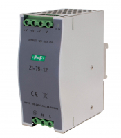 F&F - Zasialacz impulsowy przemysłowy nap. wej. 90÷264V AC/120÷370V DC, P=75W nap. Wyj. 12V DC - ZI-75-12V