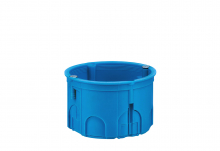 SIMET - PUSZKA PODTYNK PŁYTKA Z WKRĘTAMI 60 MM BEZHALOGENOWA NIEBIESKA 63X41X60 Z60Kw - 34049203