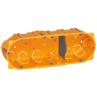 LEGRAND - PUSZKA POTRÓJNA PRZELOTOWA DO KARTON-GIPSU 40MM BATIBOX - 080043