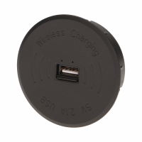 ORNO - ŁADOWARKA BEZPRZEWODOWA Z PORTEM USB, CZARNA. - OR-AE-1367/B