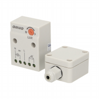 ORNO - CZUJNIK ZMIERZCHOWY Z ZEWNĘTRZNĄ SONDĄ W PUSZCE, 2-100 LUX. - OR-CR-232