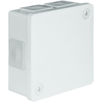 ZAKŁAD PRODUKCYJNO - HANDLOWY "ELEKTRO-PLAST" SPÓŁKA Z OGRANICZONĄ ODPOWIEDZIALNOŚCIĄ - PUSZKA N/T 86X86X40MM IP55 DEKIEL NA 2 WKRĘTY BIAŁA VP 022-01. - 61.125