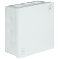 ZAKŁAD PRODUKCYJNO - HANDLOWY "ELEKTRO-PLAST" SPÓŁKA Z OGRANICZONĄ ODPOWIEDZIALNOŚCIĄ - PUSZKA N/T 86X86X40MM IP55 DEKIEL NA 2 WKRĘTY Z OSŁONĄ BIAŁA VP 023-01. - 61.131