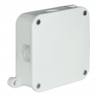 ZAKŁAD PRODUKCYJNO - HANDLOWY "ELEKTRO-PLAST" SPÓŁKA Z OGRANICZONĄ ODPOWIEDZIALNOŚCIĄ - PUSZKA NATYNK 88X88X40MM BEZ ZACISKÓW DEKIEL NA 4 WKRĘTY IP44 BIAŁY VP 064-01 - 61.171