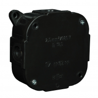 ZAKŁAD PRODUKCYJNO - HANDLOWY "ELEKTRO-PLAST" SPÓŁKA Z OGRANICZONĄ ODPOWIEDZIALNOŚCIĄ - PUSZKA N/T 88X88X40MM IP44 400V CZARNA VP 074-05. - 61.174