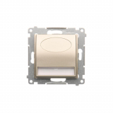 KONTAKT SIMON - Oprawa oświetleniowa LED, 14 V DC, 0.42 W, białe ciepłe 3100 K; złoty mat !Wymagany zasilacz 14V - DOS14.01/44