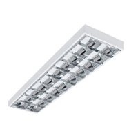KANLUX - OPRAWA RASTROWA 2X36W IP20 POD ŚWIETLÓWKI LED NOTUS 4LED 236 NT - 22672