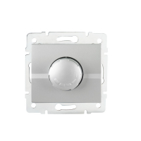 KANLUX - ŚCIEMNIACZ OBROTOWY 500W - Z FILTREM SREBRNY LOGI - 25201