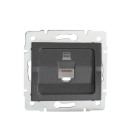 KANLUX - Gniazdo komputerowe pojedyncze (RJ45Cat 6 Jack) LOGI 02-1400-041 gr   - 25286
