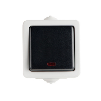 KANLUX - Łącznik jednobiegunowy LED TEKNO 05-1110-143 sz  - 25353