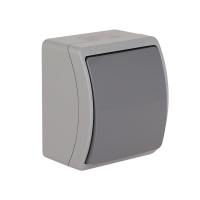 ELEKTROPLAST OPATÓWEK - ŁĄCZNIK JEDNOBIEGUNOWY N/T IP44 POPIEL/GRAFIT VW 151-08 KOALA - 61.305