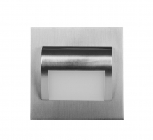 F&F - Oprawa schodowa LED Inga, satyna, 1,2W, 5900K - LS-ISC