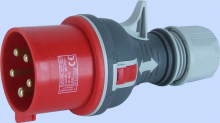 ELEKTROMET DZIERŻONIÓW - WTYCZKA PRZENOŚNA PROSTA 32A 400V 3P+N+Z IP44 WPP 32/5 TWIST - 922075