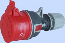 ELEKTROMET DZIERŻONIÓW - GNIAZDO PRZENOŚNE PROSTE GPP 16A 3P+N+Z 400V - 921870