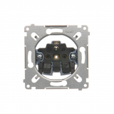 KONTAKT SIMON - Gniazdo wtyczkowe z uziemieniem (mechanizm) 16A, 250V~, szybkozłącza - SGZ1CM