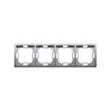 KONTAKT SIMON - RAMKA POCZWÓRNA INOX BASIC - BMR4/21
