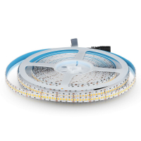 V-TAC -  2835 Taśma LED / Chip SAMSUNG / Barwa:3000K / IP20 / Zasilanie: 24V / Rolka:10m - 331