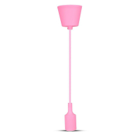V-TAC -  Lampa Wisząca / Trzonek:E27/ Różowy - 3479