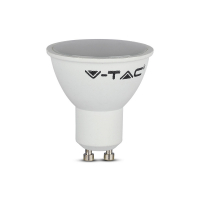 V-TAC - VT-2244 3.5W GU10 Żarówka LED sterowana pilotem / Barwa:RGB+4000K / Ściemniana / Kąt 110' / Trzonek:GU10 - 2779