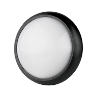 V-TAC - VT-8015 12W Plafon LED Okrągły / IP54 / Barwa:3000K / Obudowa: Czarna - 1349