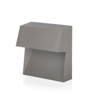 V-TAC - VT-1172 3W Oprawa Schodowa LED / Barwa:3000K / Obudowa: Szara - 1400