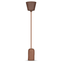 V-TAC - VT-7668 Lampa Wisząca / Trzonek:E27 / Gips / Brązowy - 3749
