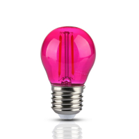 V-TAC - VT-2132 2W G45 Żarówka LED Filament / Różowy / Trzonek:E27 - 7410