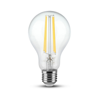 V-TAC - VT-2133 12.5W A70 Żarówka LED Filament / Klosz Transparentny / Barwa:6500K / Trzonek:E27 - 7460