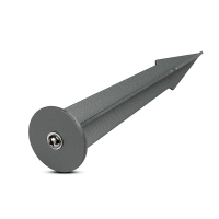 V-TAC - VT-854 Uchwyt wbijany SPIKE / Obudowa:Szary / Wymiary:35 x 150 - 7533